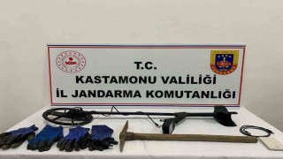 Kastamonuda define avcıları suçüstü yakalandı