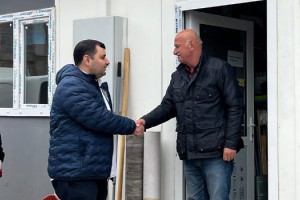 Kaymakam Aziz Kayabaşı Depremzede Esnafları Ziyaret Etti