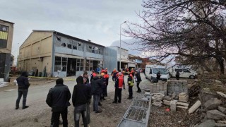 Kayseride çelik eşya üretim atölyesinde patlama: 3 yaralı