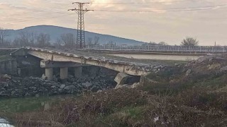 Kazalara neden olan köprüde çalışmalar başlatıldı