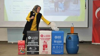 Keçiören Belediyesi, sıfır atık hedefiyle ilçedeki okullarda eğitimlerini sürdürüyor
