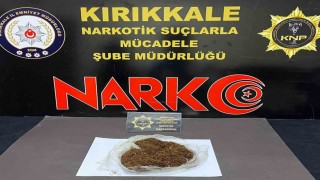 Kırıkkalede uyuşturucu maddeyle yakalanan şüpheliye adli işlem