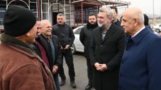 Kirişci ve Başkan Görgel’den Galericiler Sitesi’ne Ziyaret