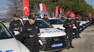 Kırklareli polisine 25 yeni araç