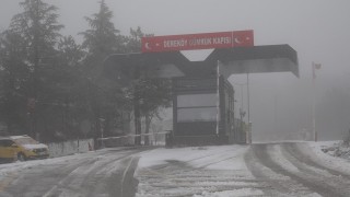 Kırklarelinin yüksek kesimlerinde kar yağışı etkili oluyor