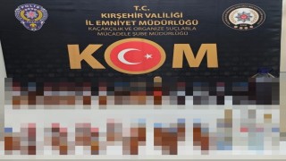 Kırşehirde yılbaşı öncesinde sahte alkol operasyonu: 2 gözaltı