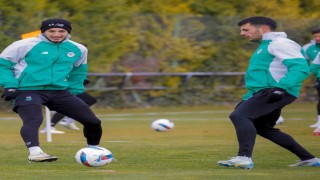 Konyasporda, Alanyaspor maçı hazırlıkları sürüyor