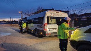 Kuluda okul servisleri denetlendi