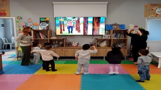 Kuşadasındaki çocuklar için dinazor atölyesi düzenlendi