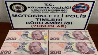 Kütahya Çiniciler Çarşısında sahte para operasyonu: 2 gözaltı