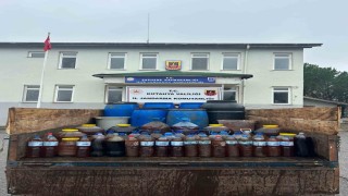Kütahyada 838 litre sahte alkol ele geçirildi