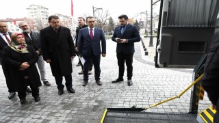 Kütahyada engelli sporcularına özel araç