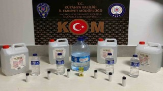 Kütahyada kaçak alkol operasyonu