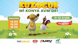 Kuzucuk, M1 Konya AVMde çocuklarla buluşuyor