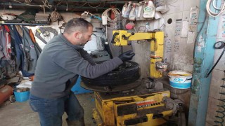 Lastikçilerde ‘kış lastiği yoğunluğu yaşanmaya başlandı
