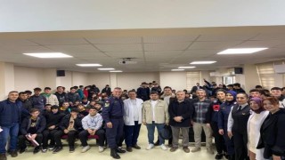 Lise öğrenci ve öğretmenlerine jandarmadan eğitim