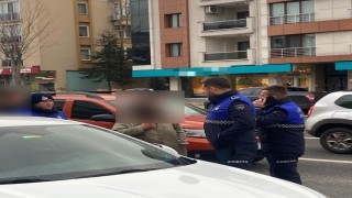 Lüleburgazda zabıtadan dilenci operasyonu