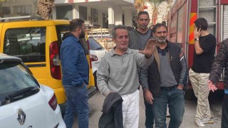 Madde bağımlısı genç, apartmanın deposunu yaktı, baba gözyaşlarına boğuldu