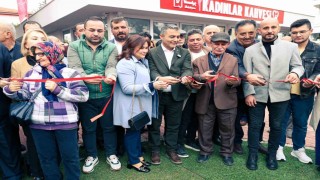 Manavgatta ikinci kadınlar kahvesi ve muhtarlık binası törenle açıldı