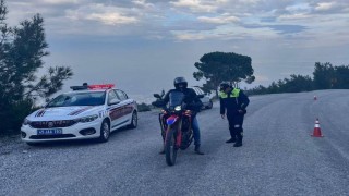 Manisada 7 motosiklet trafikten men edildi