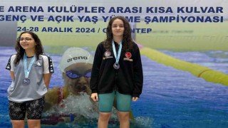 Manisalı milli yüzücü Ada Öztürkten büyük başarı