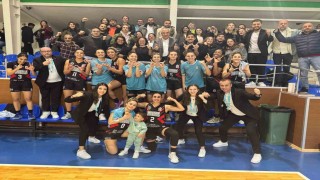 Manisanın tek kadın basketbol takımından farklı galibiyet