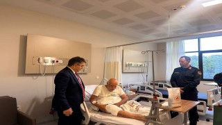 Marmaris Kaymakamı Kayadan hastalara yeni yıl moral ziyareti