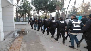 Mersin polisinden Ajans operasyonu: 16 tutuklama