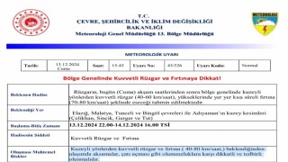 Meteorolojiden 5 il için fırtına uyarısı