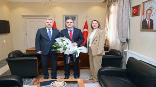 Moldova Ankara Büyükelçisi Vali Akbıyıkı ziyaret etti