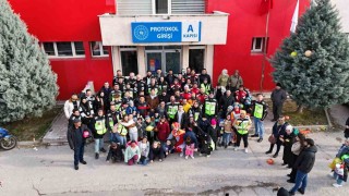 Motosiklet kulübü üyeleri, down sendromlu çocuklar için etkinlik düzenledi