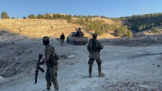 Münbiçte PKK/YPGli teröristlerden gazetecilerin bulunduğu bölgeye dronlu saldırı