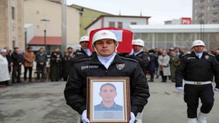 Muşta vefat eden polis memuru için cenaze töreni düzenlendi