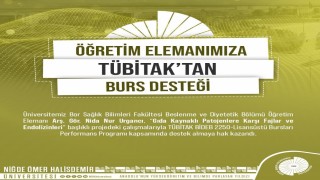 NÖHÜ öğretim elemanına burs desteği