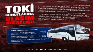 O ilçede Cuma Günü Ulaşım Ücretsiz