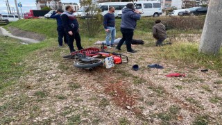 Orduda motosiklet kazası: 1 yaralı