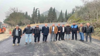 Osmaneli mezarlığında ki yol çalışmaları tamamlandı
