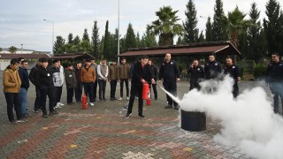 Osmaniye OSB İtfaiyesinden Okulda Yangın Tatbikatı