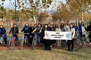Osmaniye'de insan hakları için pedal çevrildi