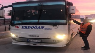 Osmaniye’de Özel Servis Araçlarına Denetim