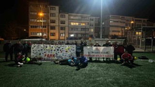 Özel gereksinimli çocuklar antrenmana çıktı