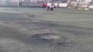 Patates tarlası değil, futbol sahası