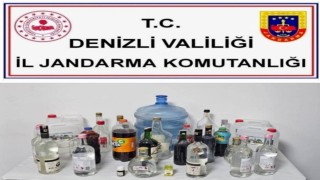 Piyasaya sahte alkol sokmak isteyen şahıs jandarmaya yakalandı