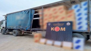 Polis aramada 2 milyon 930 bin adet sahte bandrollü boş makaron ele geçirdi