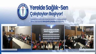 Sağlık-Sen çalıştay serilerini Türkiye geneline yayıyor