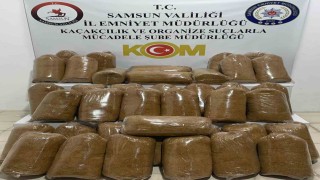 Samsunda 200 kilo kaçak tütün ele geçirildi