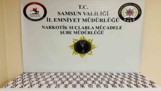 Samsunda bin 176 adet sentetik ecza ele geçirildi