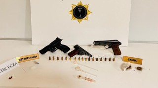 Samsunda uyuşturucu ve silah ele geçirildi: 4 gözaltı