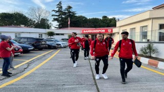 Samsunspor, Eyüpsor maçı için yola çıktı