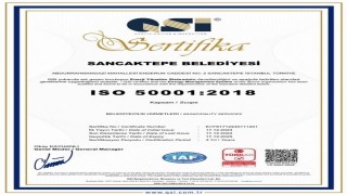 Sancaktepe Belediyesine enerji 50001 yönetim sistemi sertifikası verildi